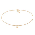 Gold Kalung Perhiasan Perak 925 Wanita Curb Chain Plate Gold Plated