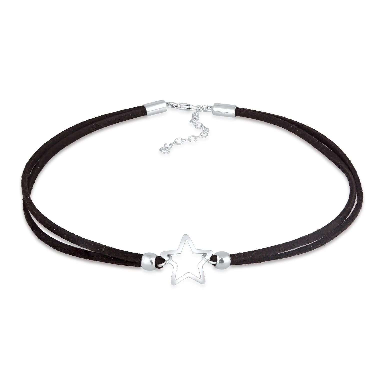 Kalung perak 925 dengan liontin star elegan Elli Jewelry