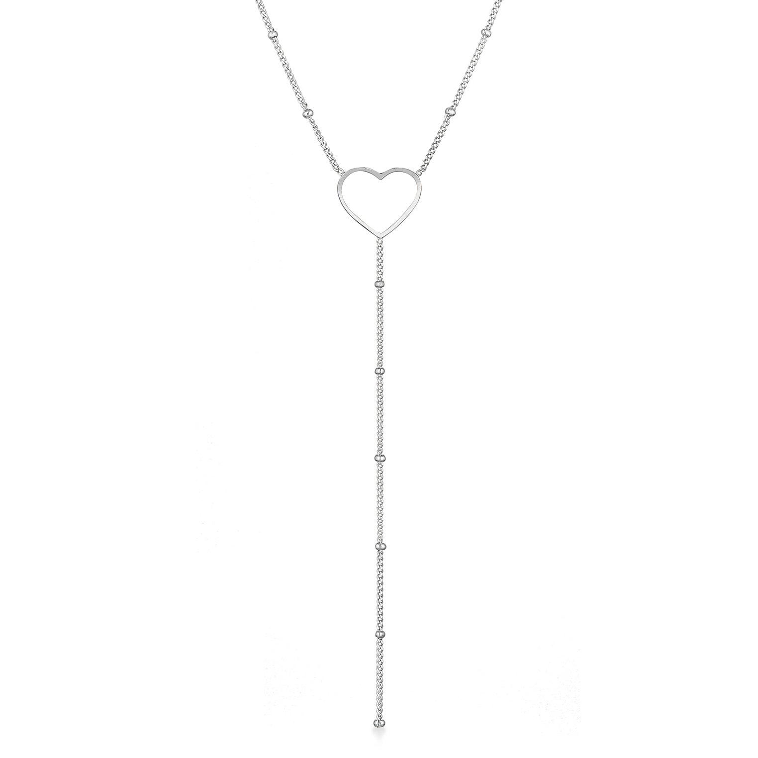 Kalung perak 925 dengan Y-chain design elegan Elli Jewelry