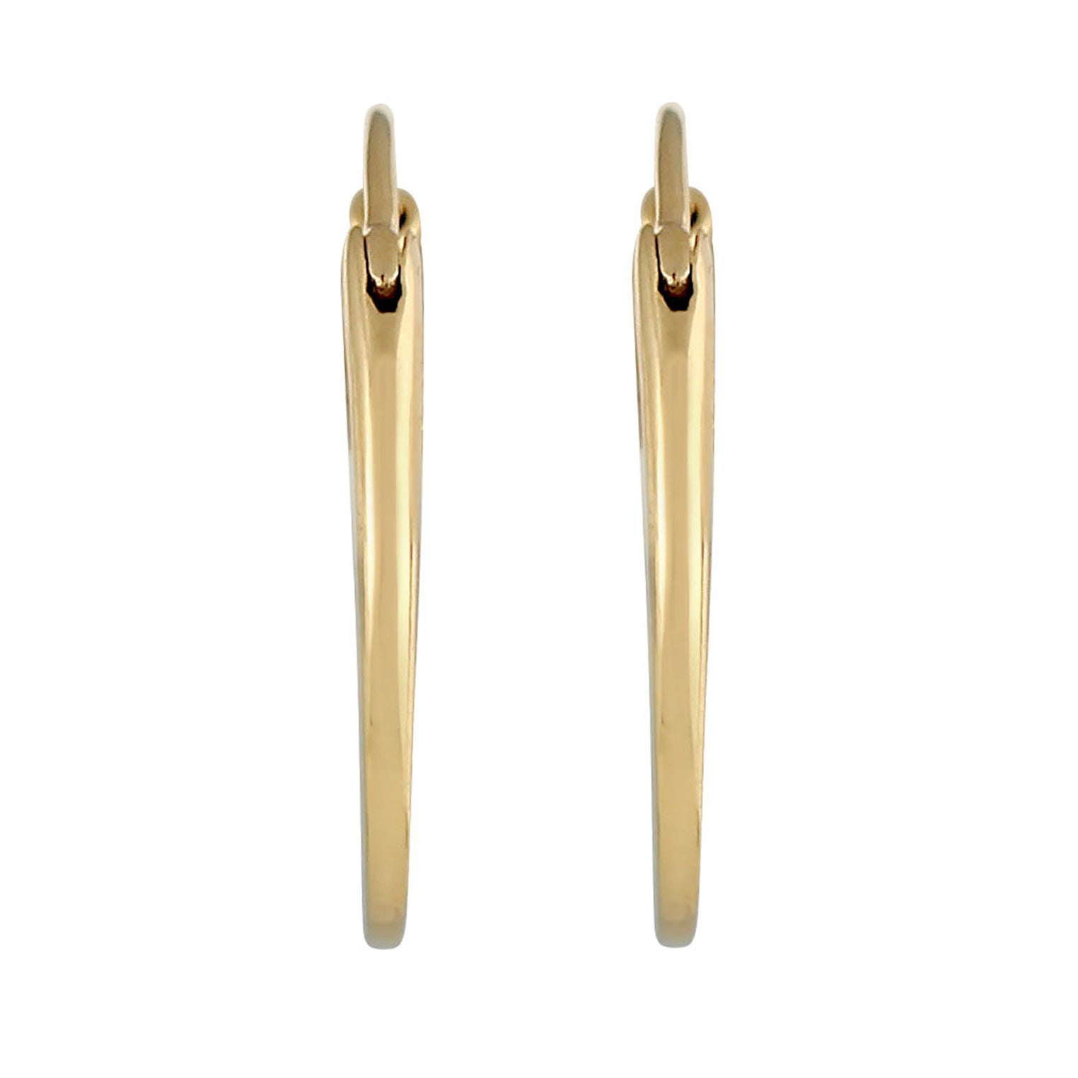 Gold Perhiasan Wanita Perak Asli - Silver Anting Creole Basic Gold Plated