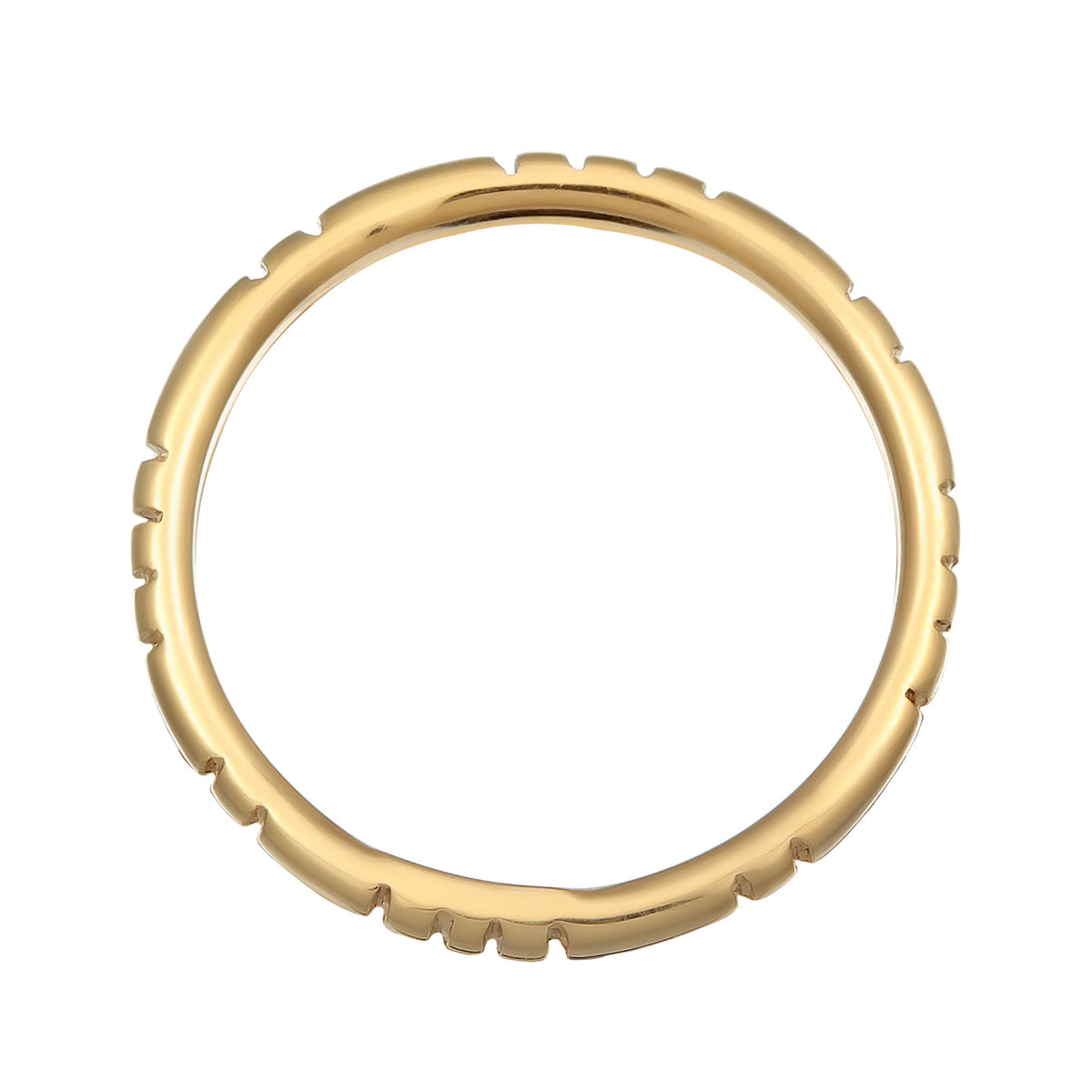 Ring Stack Basic Filigree 925 Sterling Silver Gold Plated