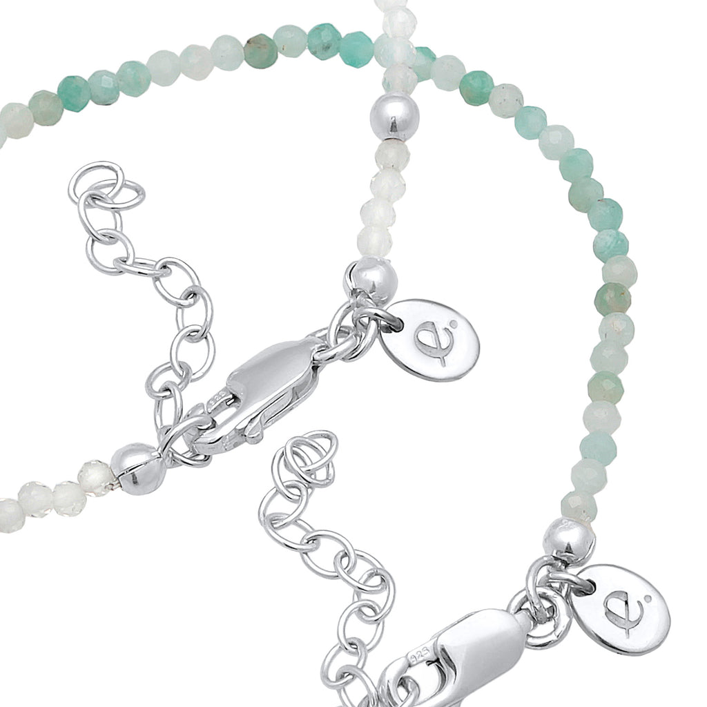Silver Bracelet Set Beads Moon Freshwater Cultured Pearl In 925 Sterling Silver