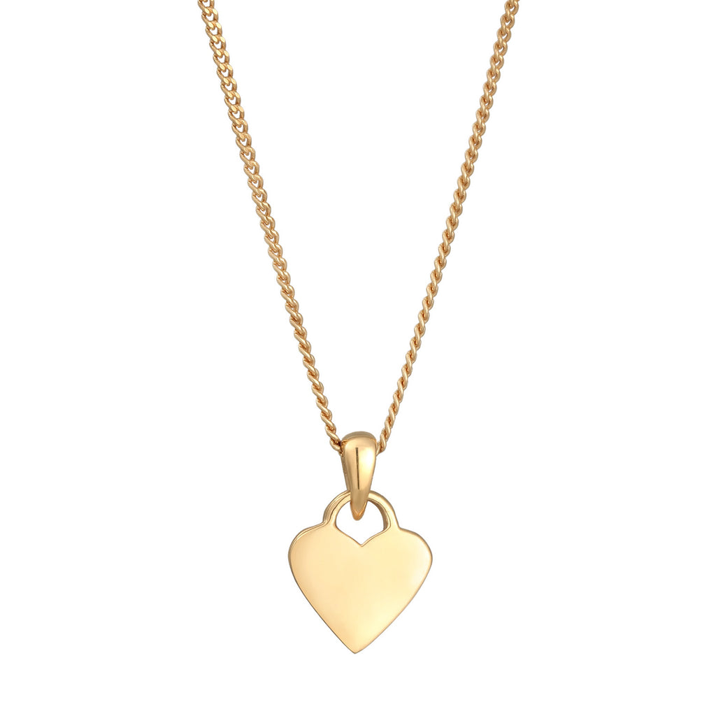 Pink Perhiasan Wanita Perak Asli Lapis Emas Kalung Heart Pendant Pink Enamel
