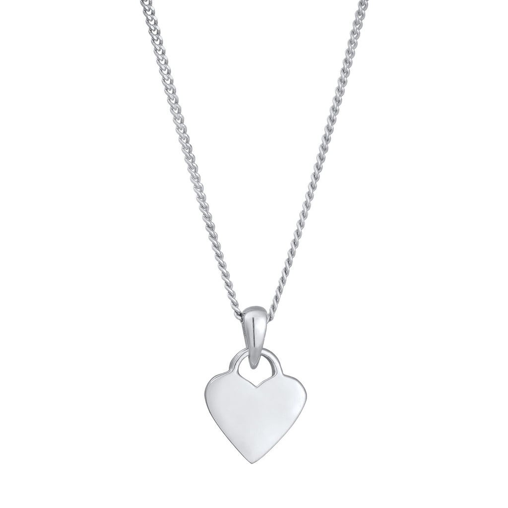 Green Perhiasan Wanita Perak Asli Kalung Heart Pendant Green Enamel