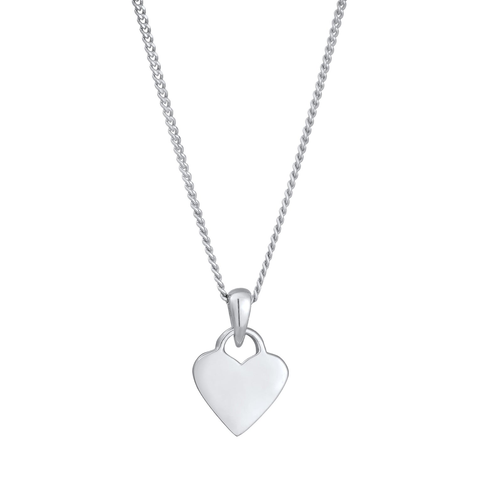 Green Perhiasan Wanita Perak Asli Kalung Heart Pendant Green Enamel