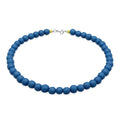 Ladies Trend Basic with resin pearls blue in 925 Sterling Silver