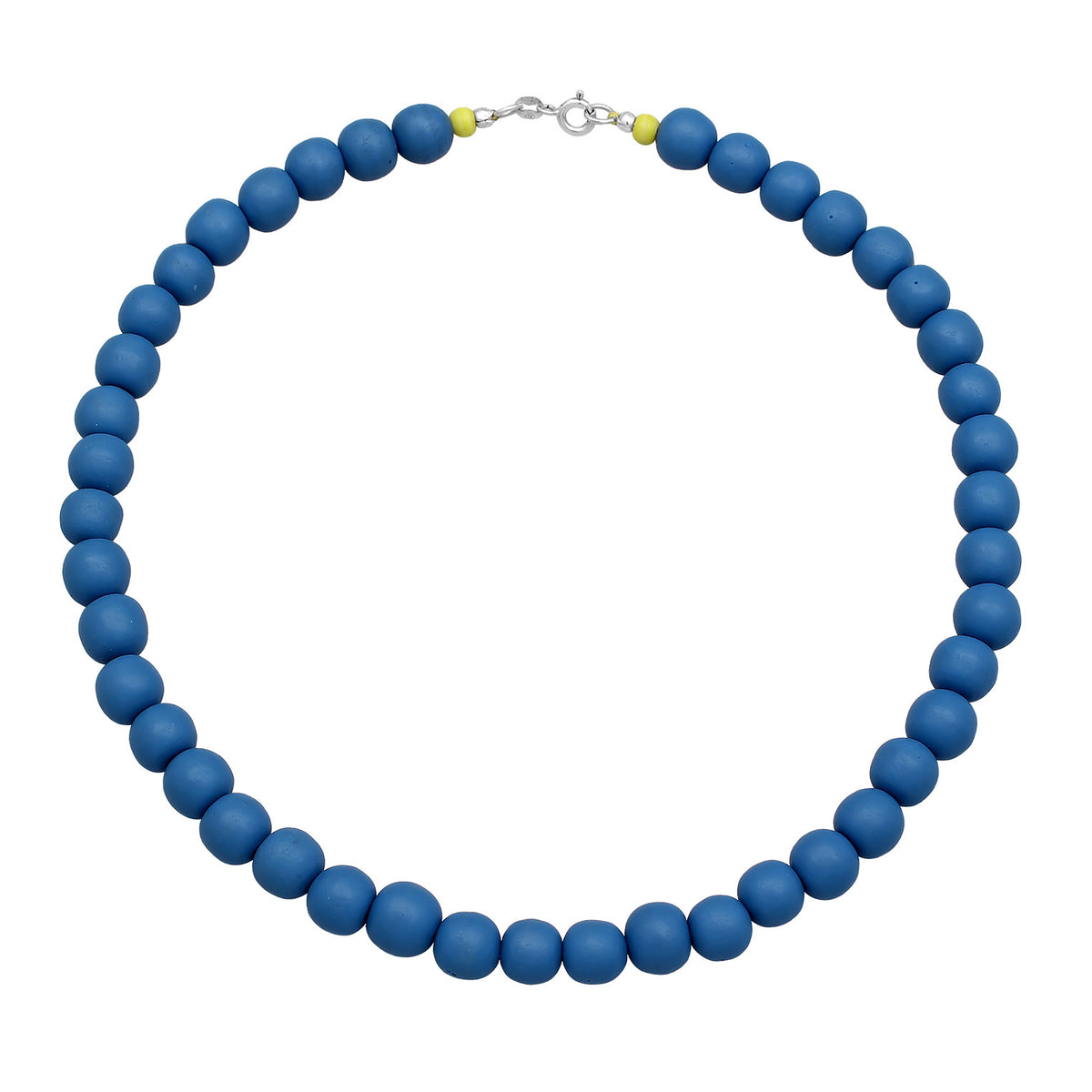 Ladies Trend Basic with resin pearls blue in 925 Sterling Silver