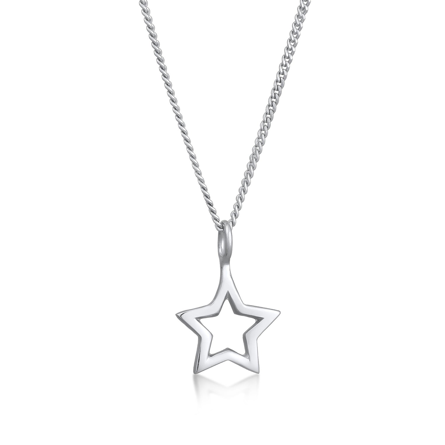 Silver Perhiasan Wanita Perak Asli - Silver Kalung Stars Astro