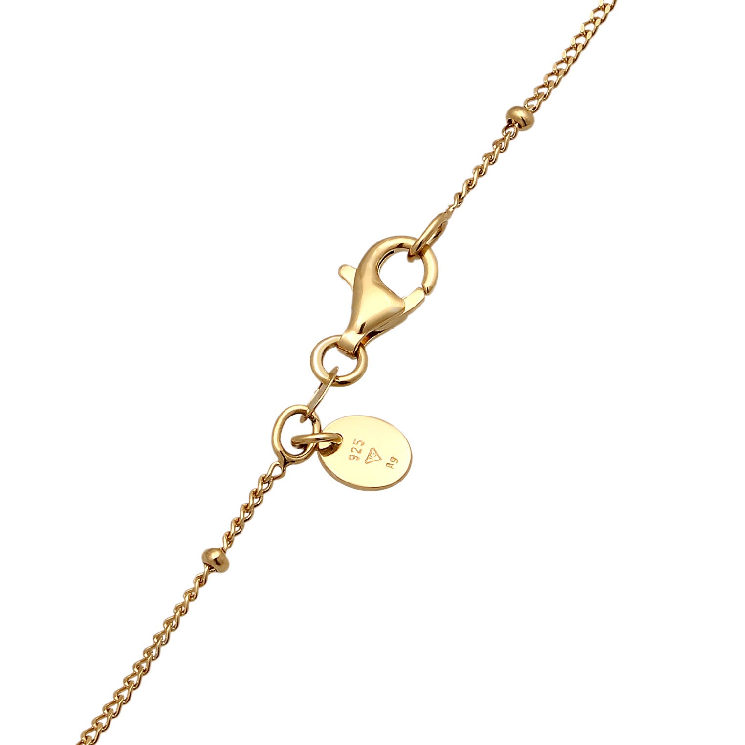 Gold Perhiasan Wanita Perak Asli - Silver Kalung Balls Freshwater Cultured Pearl Lapis Emas