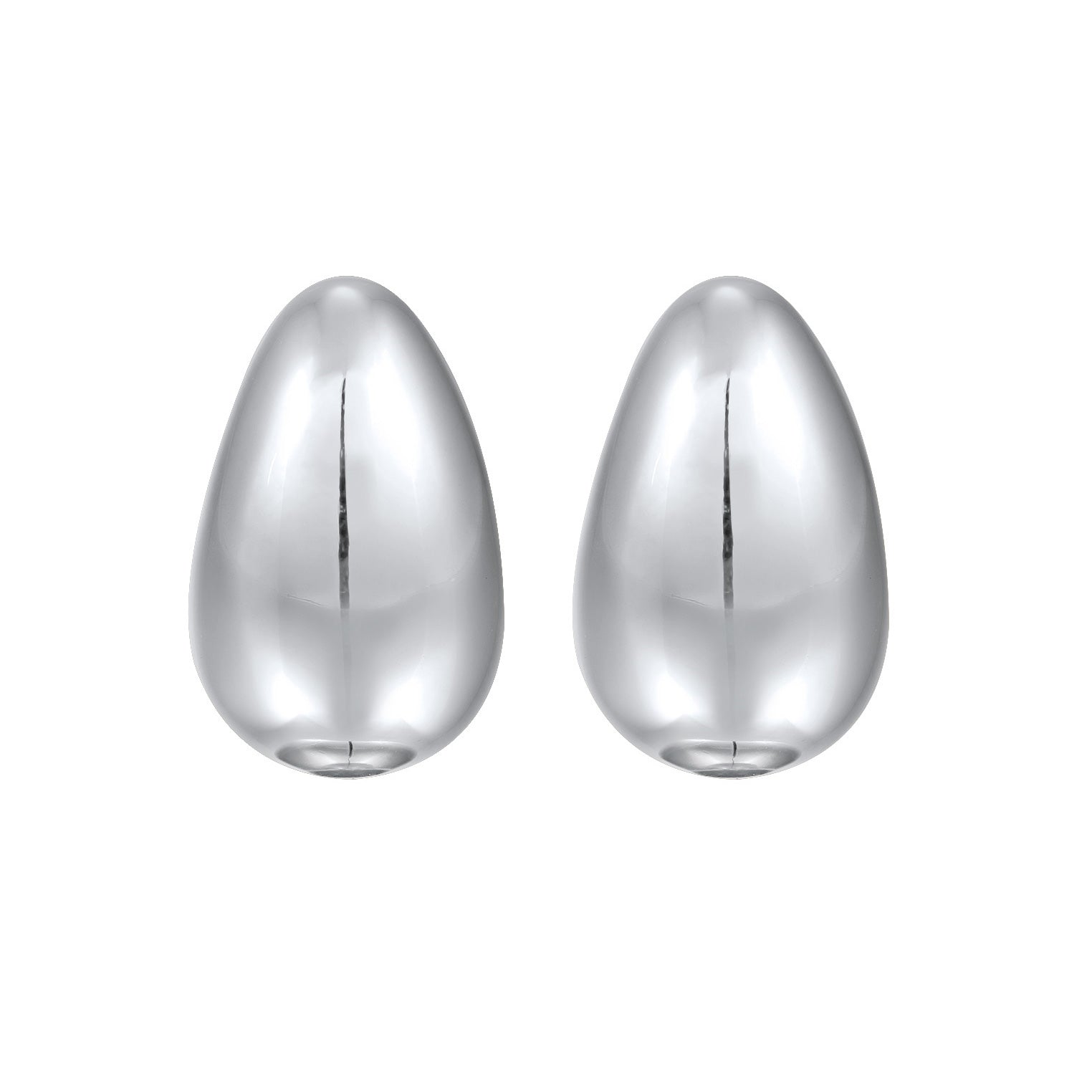 Silver Perhiasan Wanita Perak Asli - Silver Anting Drop Chunky
