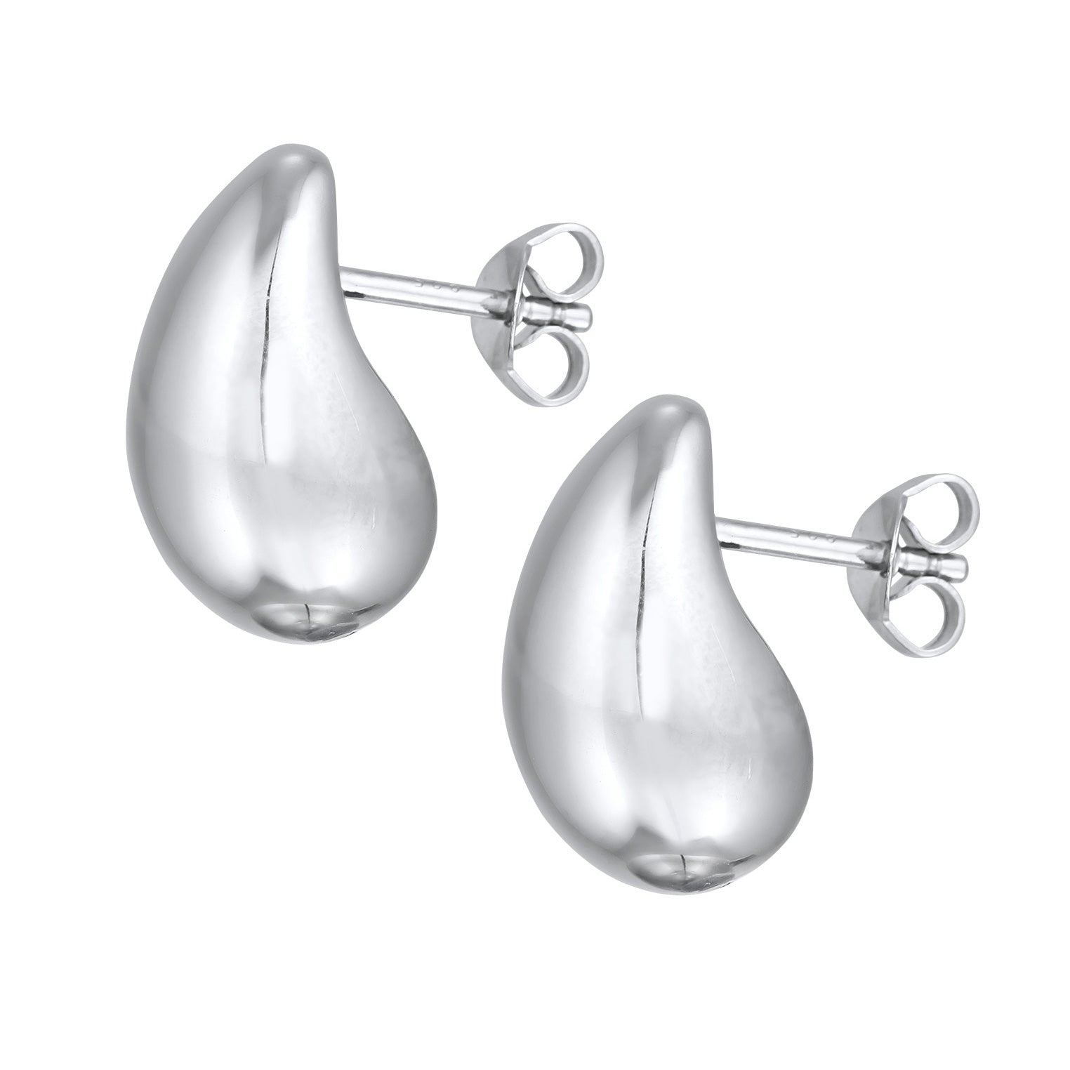 Silver Perhiasan Wanita Perak Asli - Silver Anting Drop Chunky