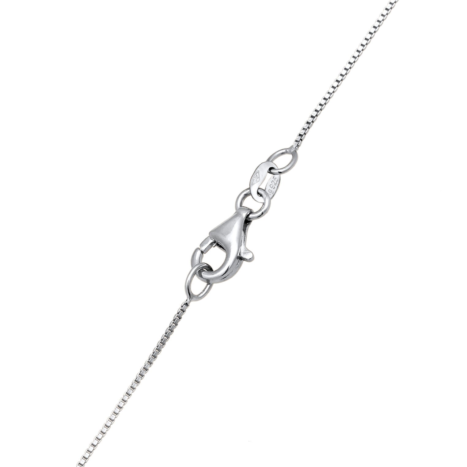 Silver Perhiasan Wanita Perak Asli Kalung Heart Zirconia