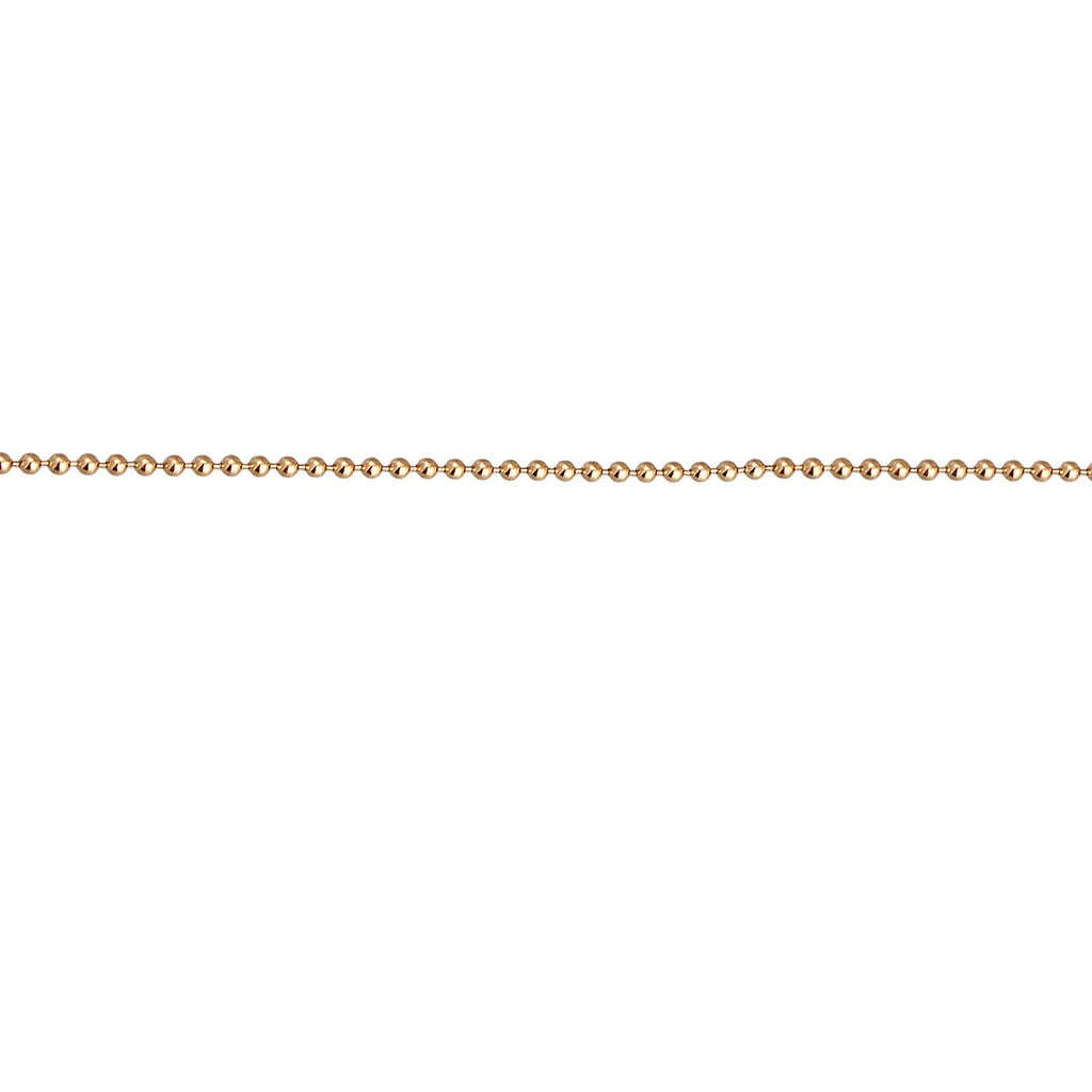 Gold Perhiasan Wanita Perak Asli Lapis Emas Kalung Ball Choker