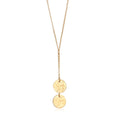 Gold Kalung Perhiasan Perak 925 Wanita Y- Chain Gold Plated