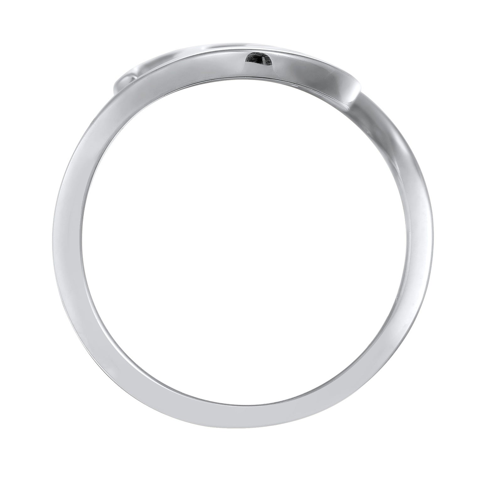 Silver Perhiasan Wanita Perak Asli Cincin Spiral