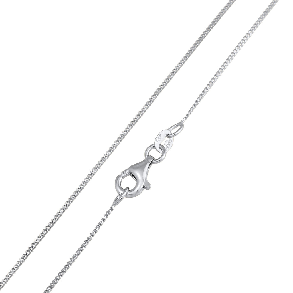 Silver Perhiasan Wanita Perak Asli Kalung Circle Pendant