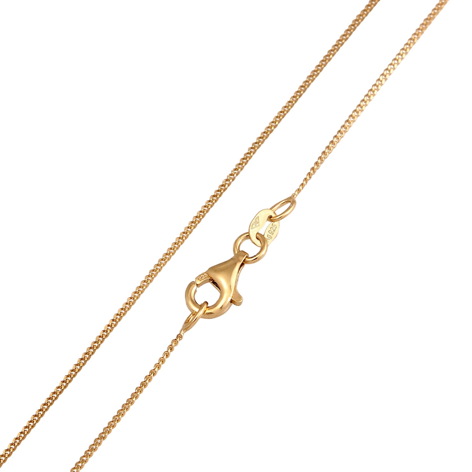 Gold Perhiasan Wanita Perak Asli Lapis Emas Kalung Circle Pendant