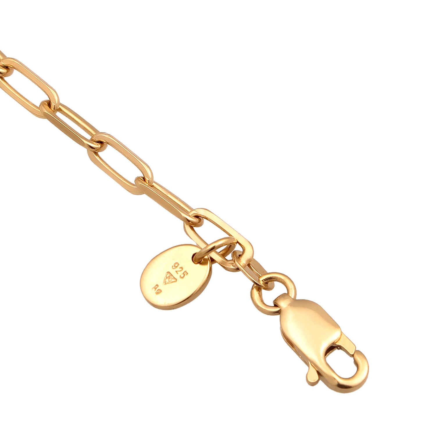 Gold Perhiasan Wanita Perak Asli Lapis Emas Gelang Ball Long Link Chain