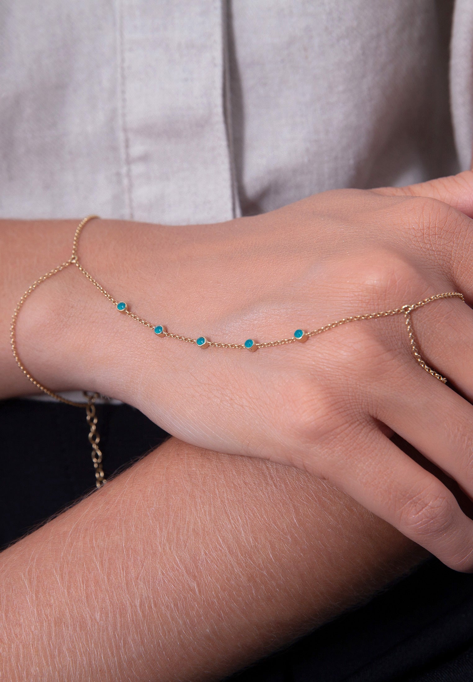 Gold Perhiasan Wanita Perak Asli Lapis Emas Gelang Rolo Crystals Gold Plated
