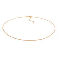 Gold Kalung Perhiasan Perak 925 Wanita Choker Basic Gold Plated