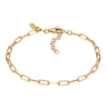 Gold Gelang Perhiasan Perak 925 Wanita Link Chain Gold Plated