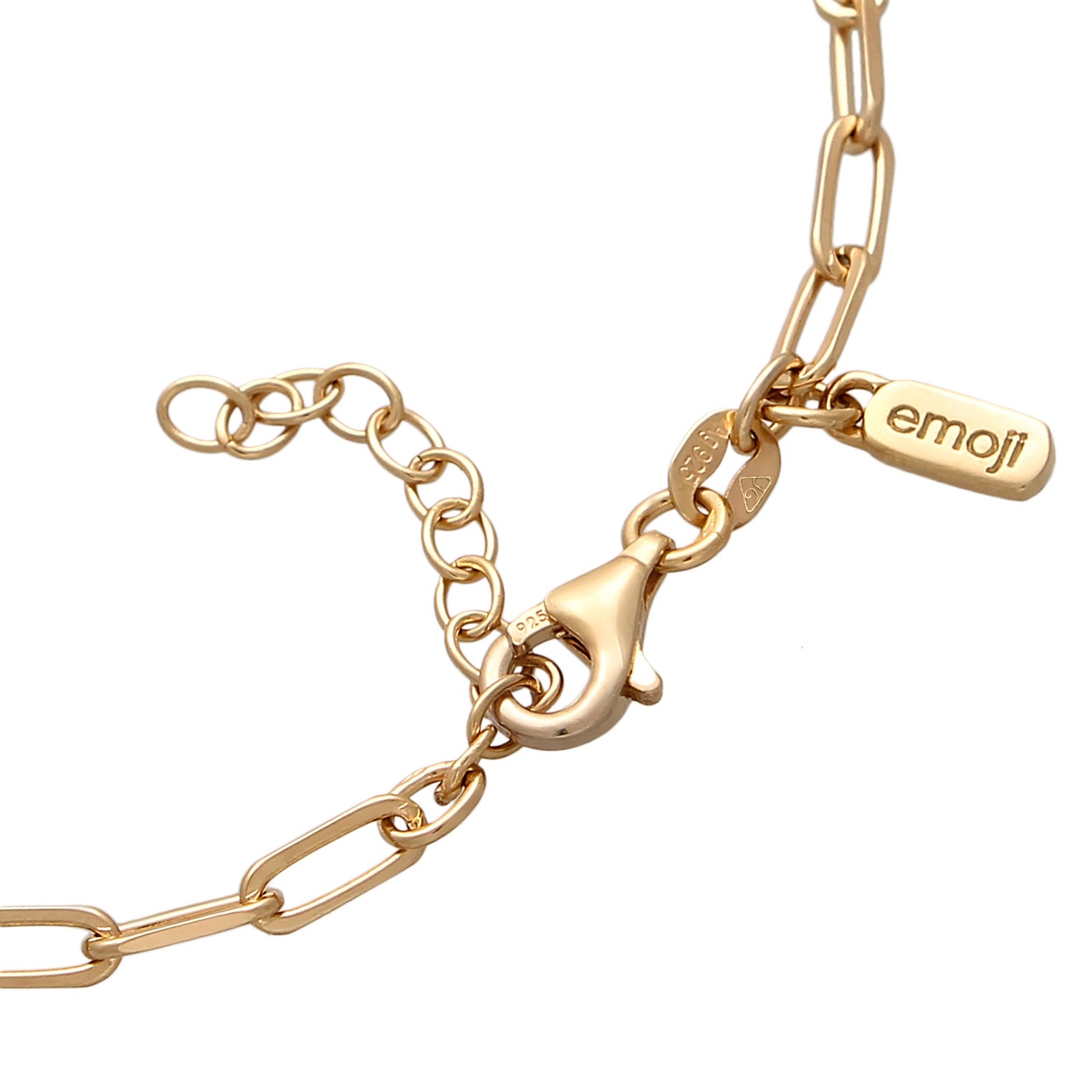 Gold Gelang Perhiasan Perak 925 Wanita Link Chain Gold Plated