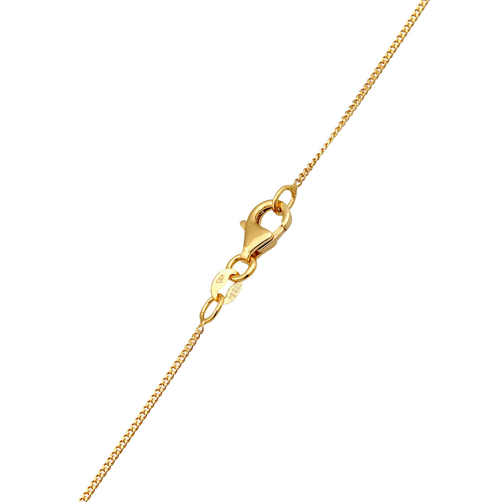 Gold Perhiasan Wanita Perak Asli Lapis Emas Kalung Cross Zirconia