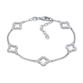 Gelang perak 925 dengan zirconia elegan Elli Jewelry