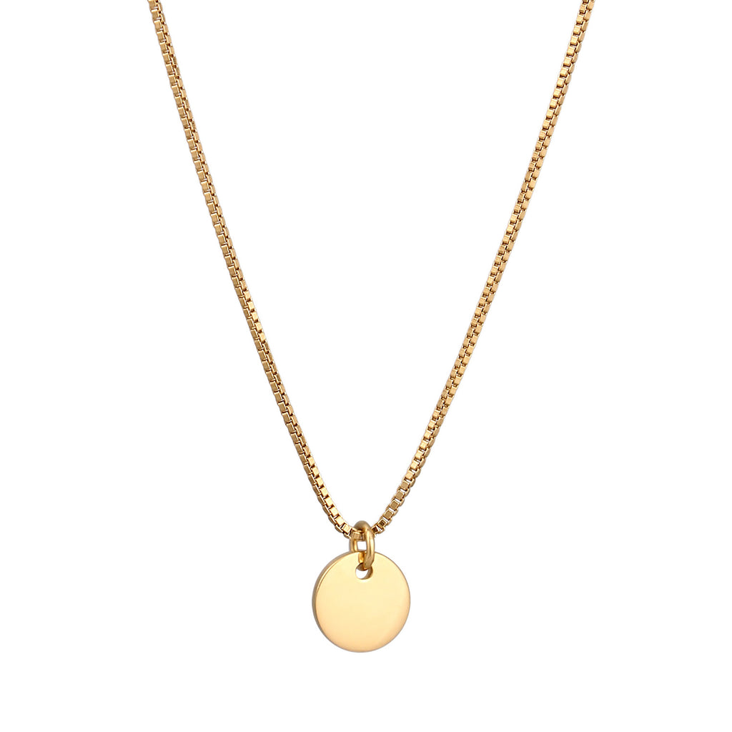 Gold Kalung Perhiasan Perak 925 Wanita Plate Venetian Gold Plated