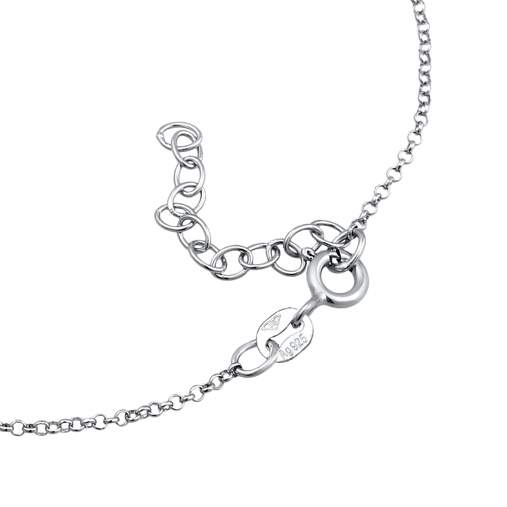Pink Perhiasan Wanita Perak Asli Gelang Hand Chain Crystals