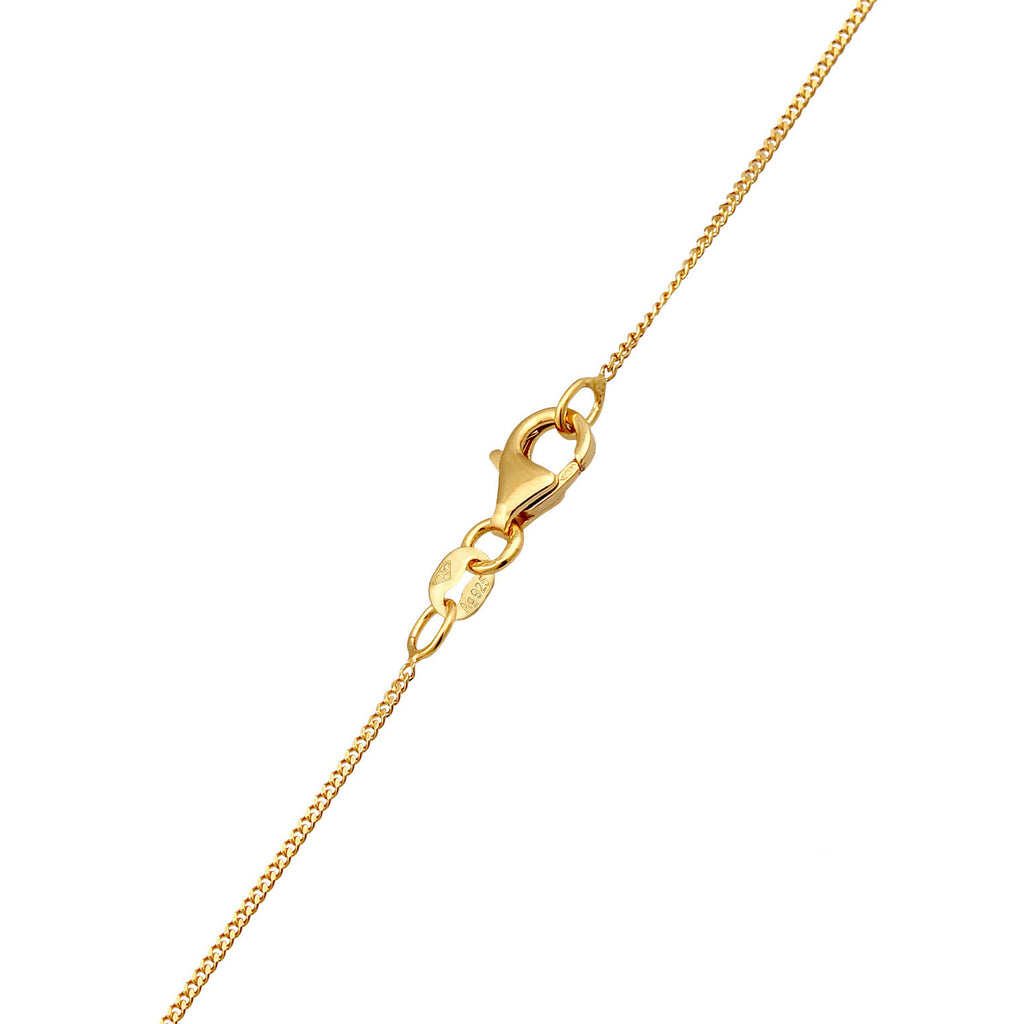 White Perhiasan Wanita Perak Asli Lapis Emas Kalung Cloverleaf Armouredchain