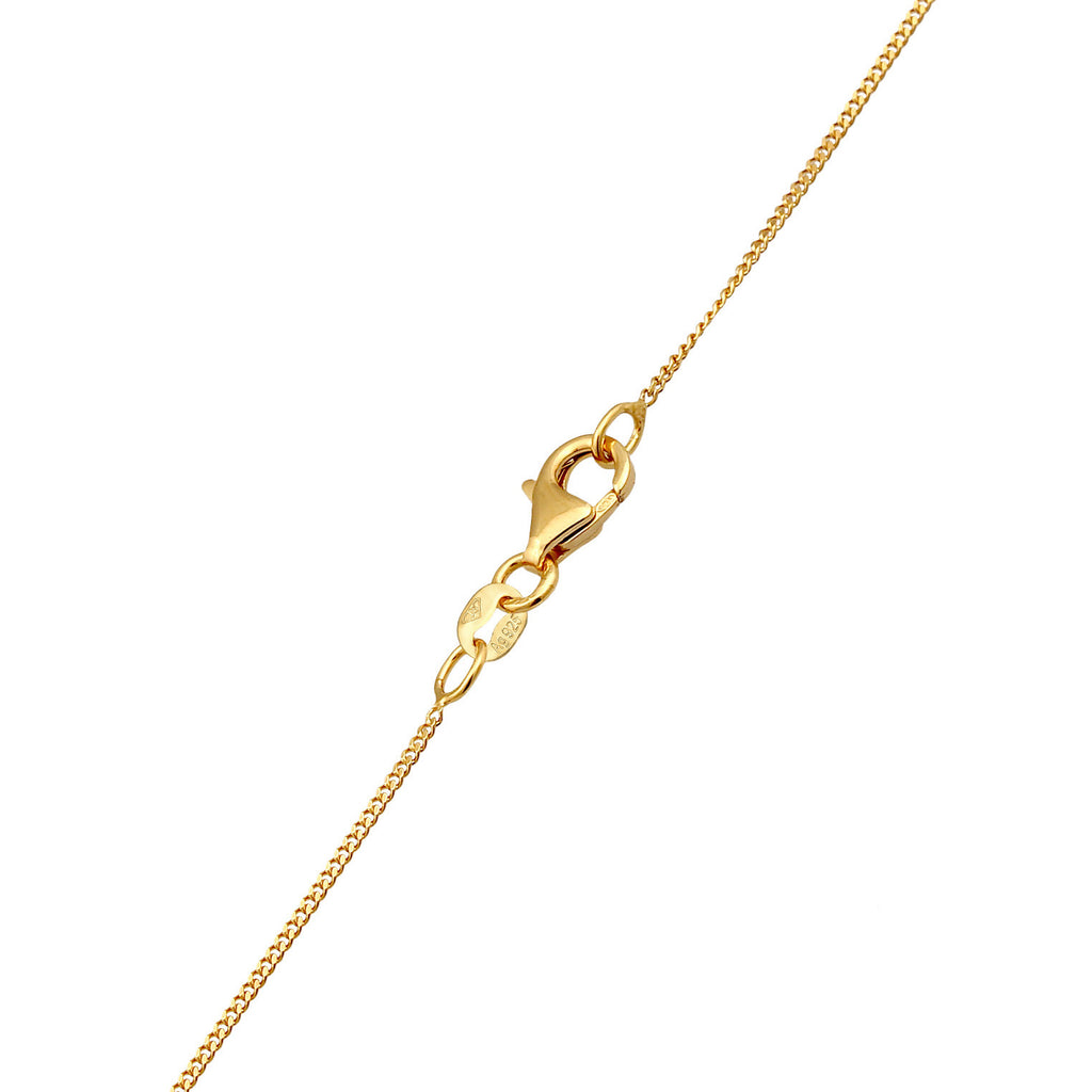 Green Perhiasan Wanita Perak Asli Lapis Emas Kalung Cloverleaf Armouredchain