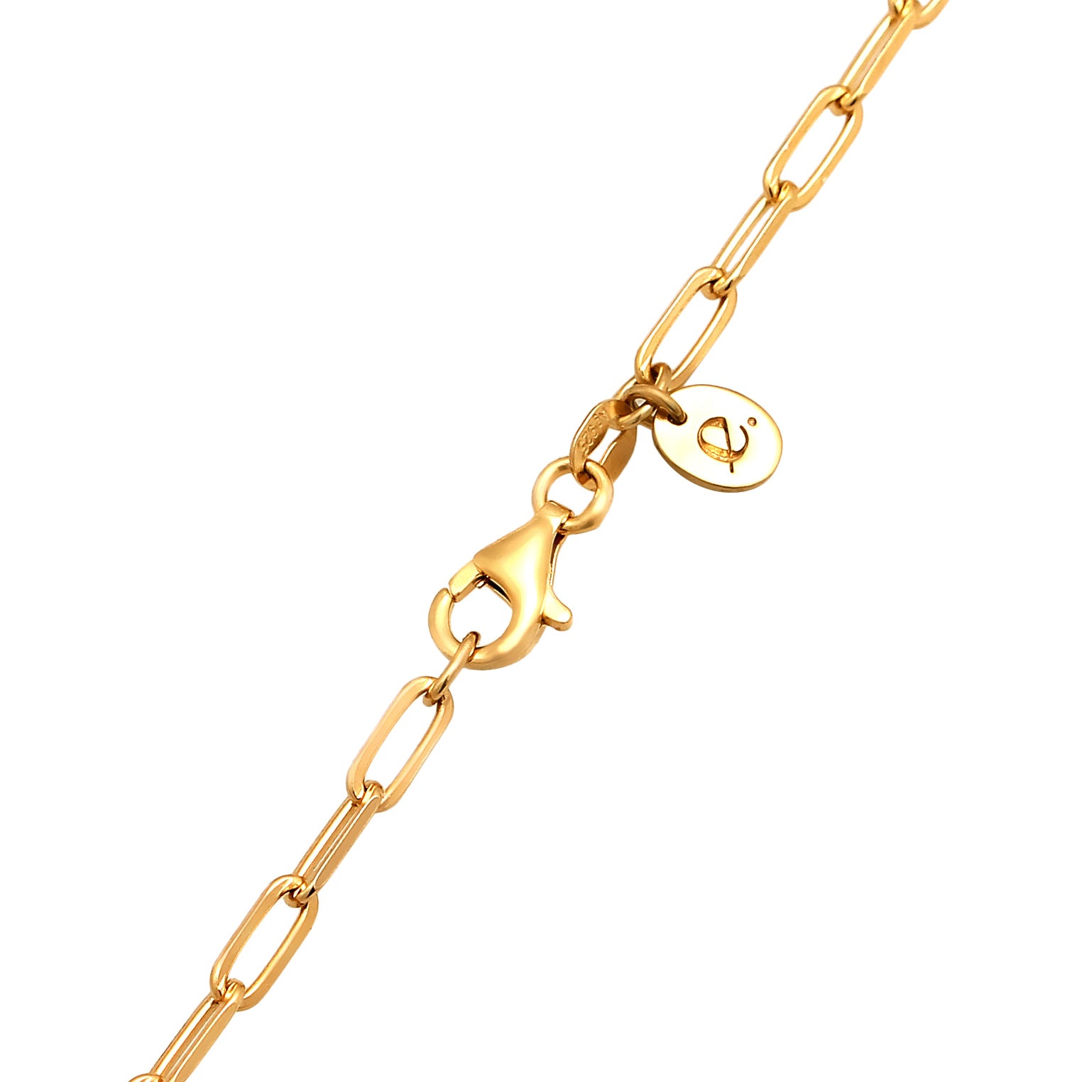 Gold Kalung Perhiasan Perak 925 Wanita Square Sapphire Tourmaline and Ruby Gold Plated