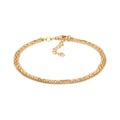 Gold Gelang Perhiasan Perak 925 Wanita Venetian Chain Gold Plated