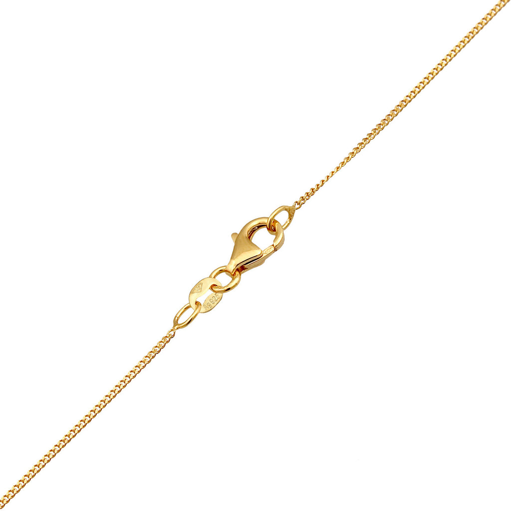 Gold Kalung Perhiasan Perak 925 Wanita Zirconia Cloverleaf Gold Plated