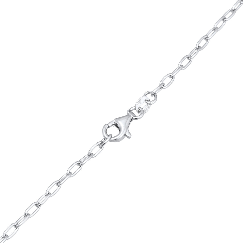 Silver Kalung Perhiasan Perak 925 Wanita Heart Infinity Crystals