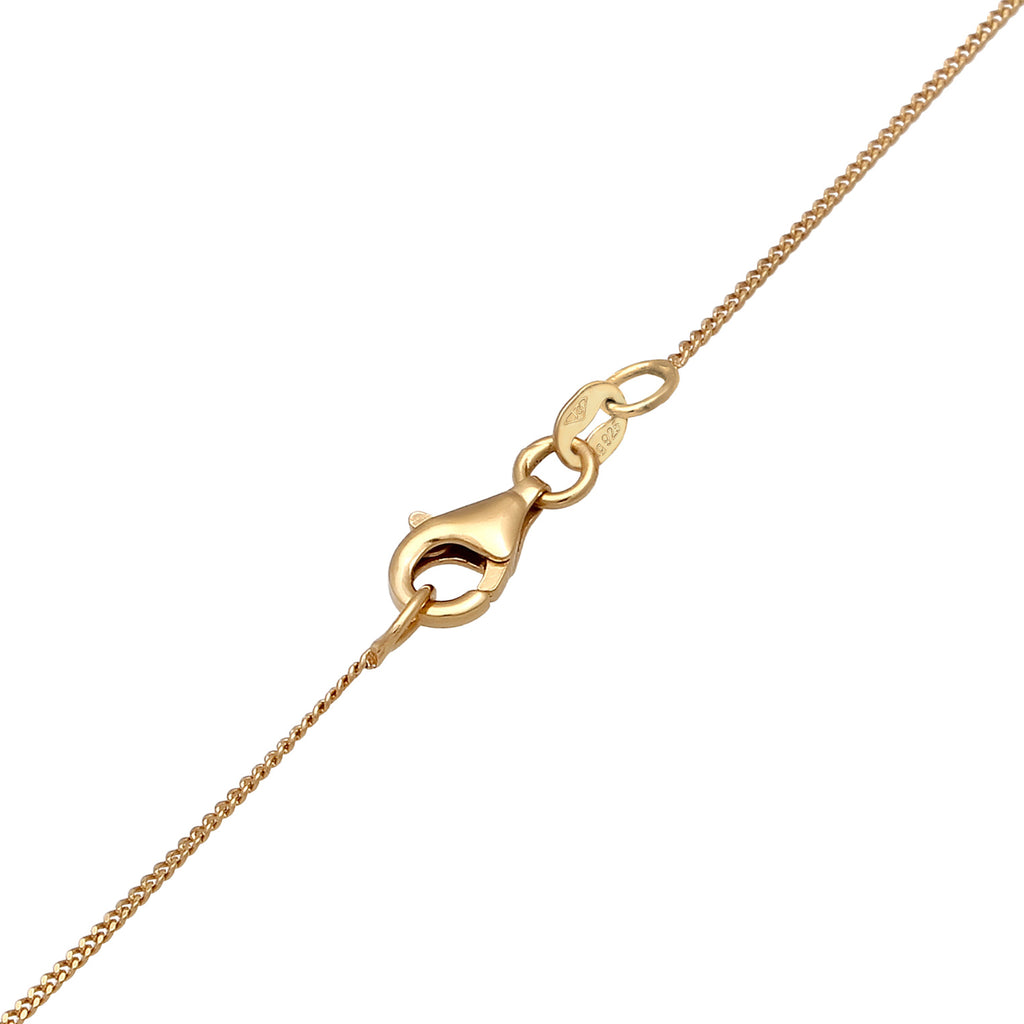Gold Kalung Perhiasan Perak 925 Wanita Rose Quartz Gold Plated