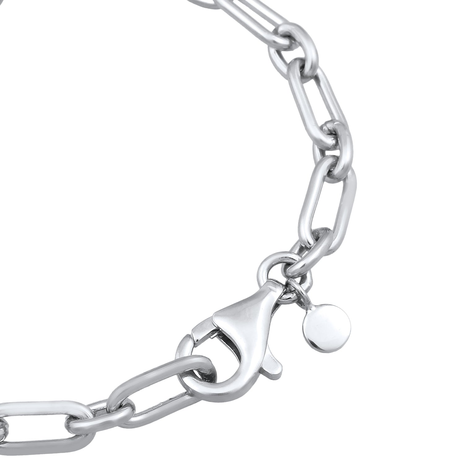 Silver Perhiasan Wanita Perak Asli Gelang Link Chain