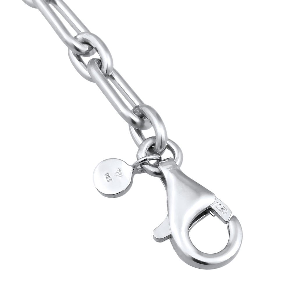 Silver Perhiasan Wanita Perak Asli Gelang Link Chain