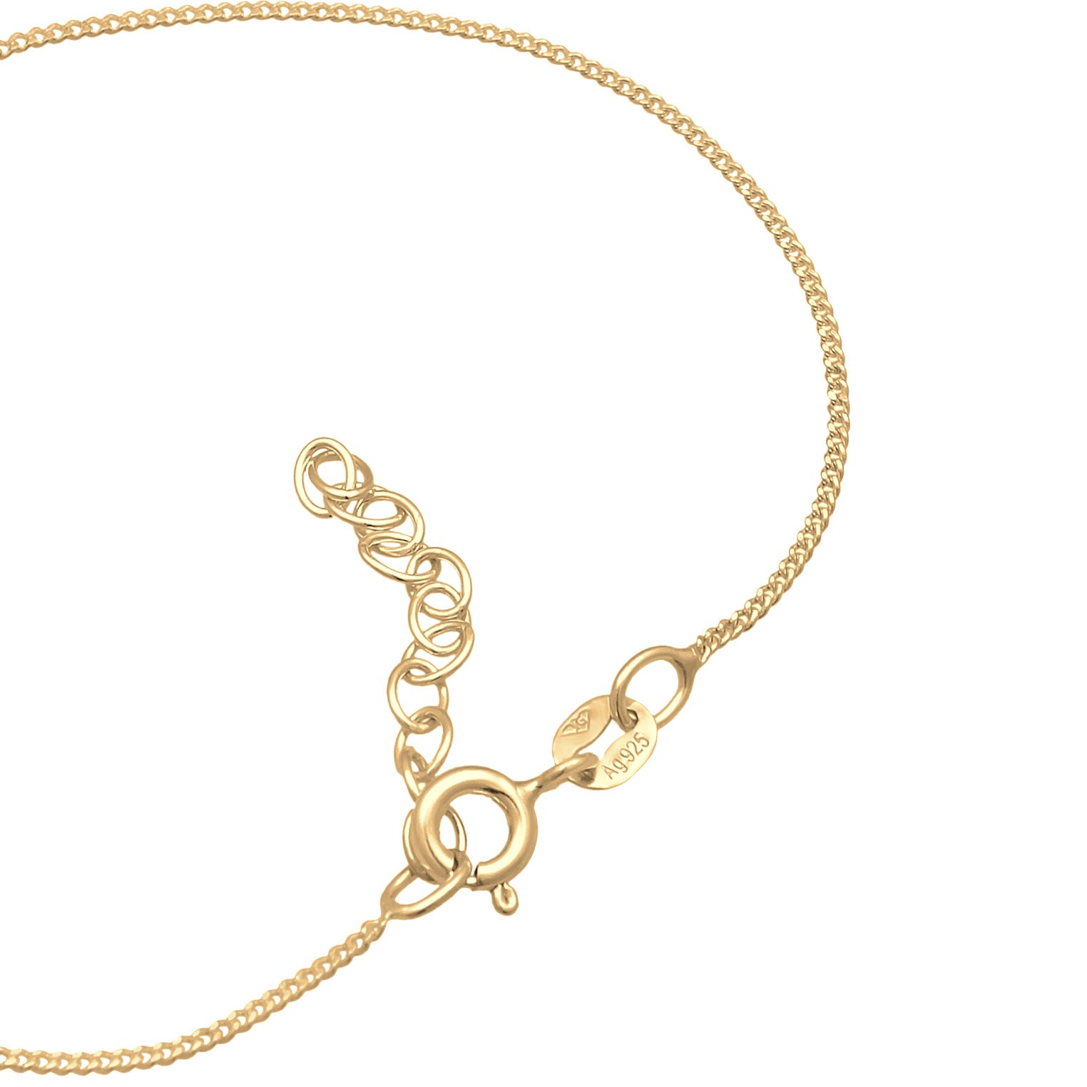 Gold Perhiasan Wanita Perak Asli Lapis Emas Gelang Heart dengan Crystals