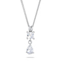 Kalung perak 925 dengan drop zirconia elegan Elli Jewelry
