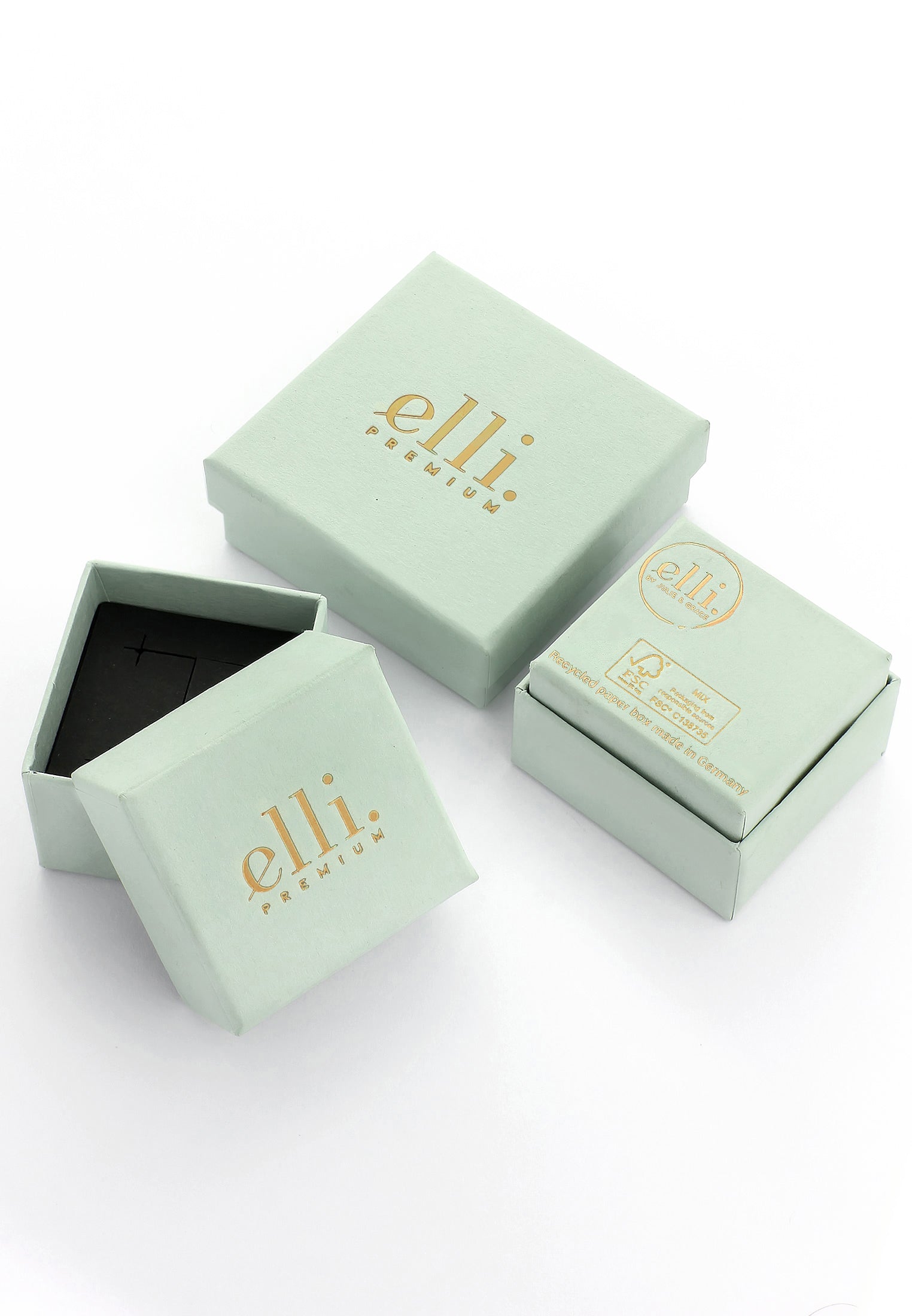 Gold Perhiasan Wanita Perak Asli Lapis Emas Anting Creole Rectangle Synthetic Emerald