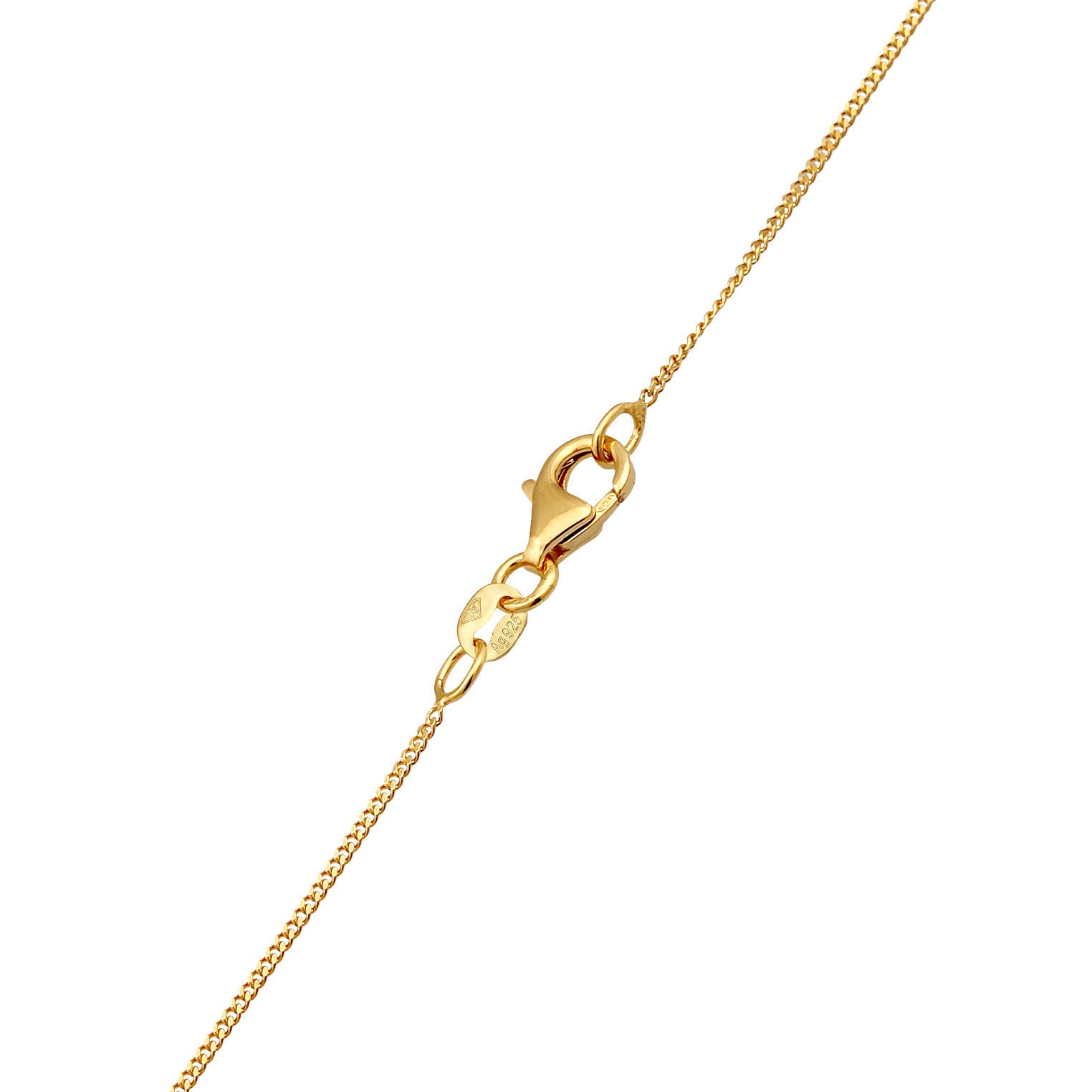 Gold Kalung Perhiasan Perak 925 Wanita Flower Crystal Gold Plated