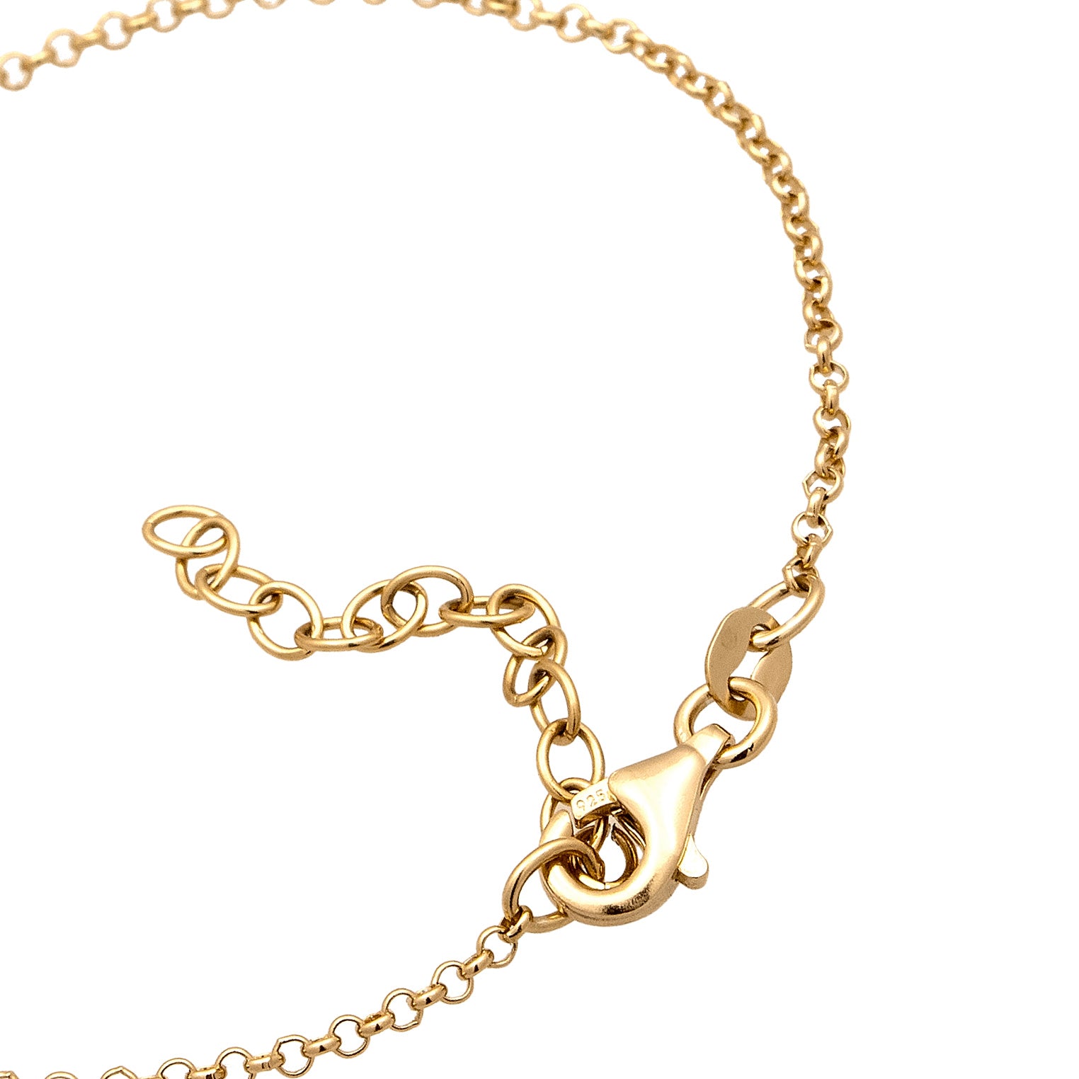 Gold Gelang Perhiasan Perak 925 Wanita Airplane dengan Crystals Gold Plated