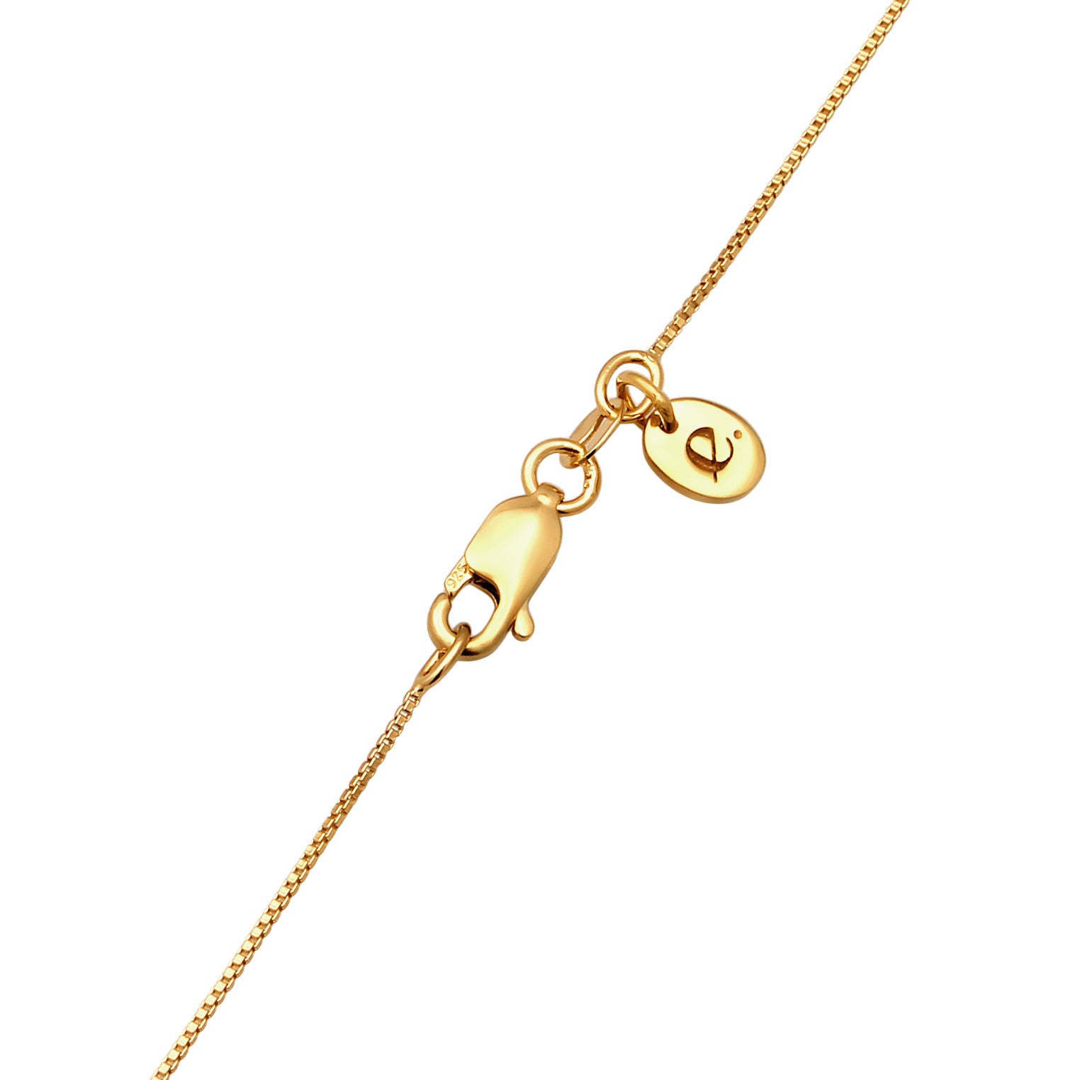 Gold Kalung Perhiasan Perak 925 Wanita Rectangle Synthetic Emerald Green Gold Plated