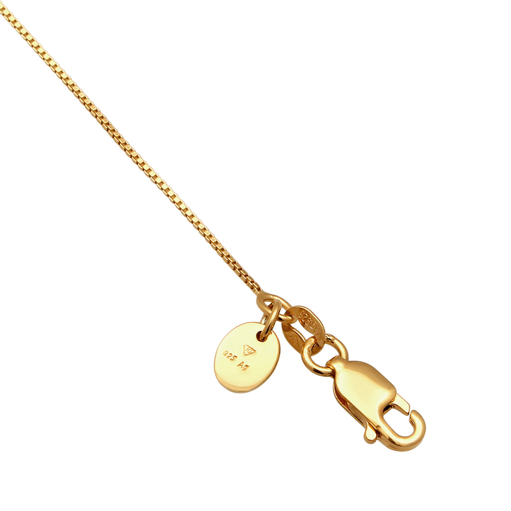 Gold Kalung Perhiasan Perak 925 Wanita Rectangle Synthetic Emerald Green Gold Plated