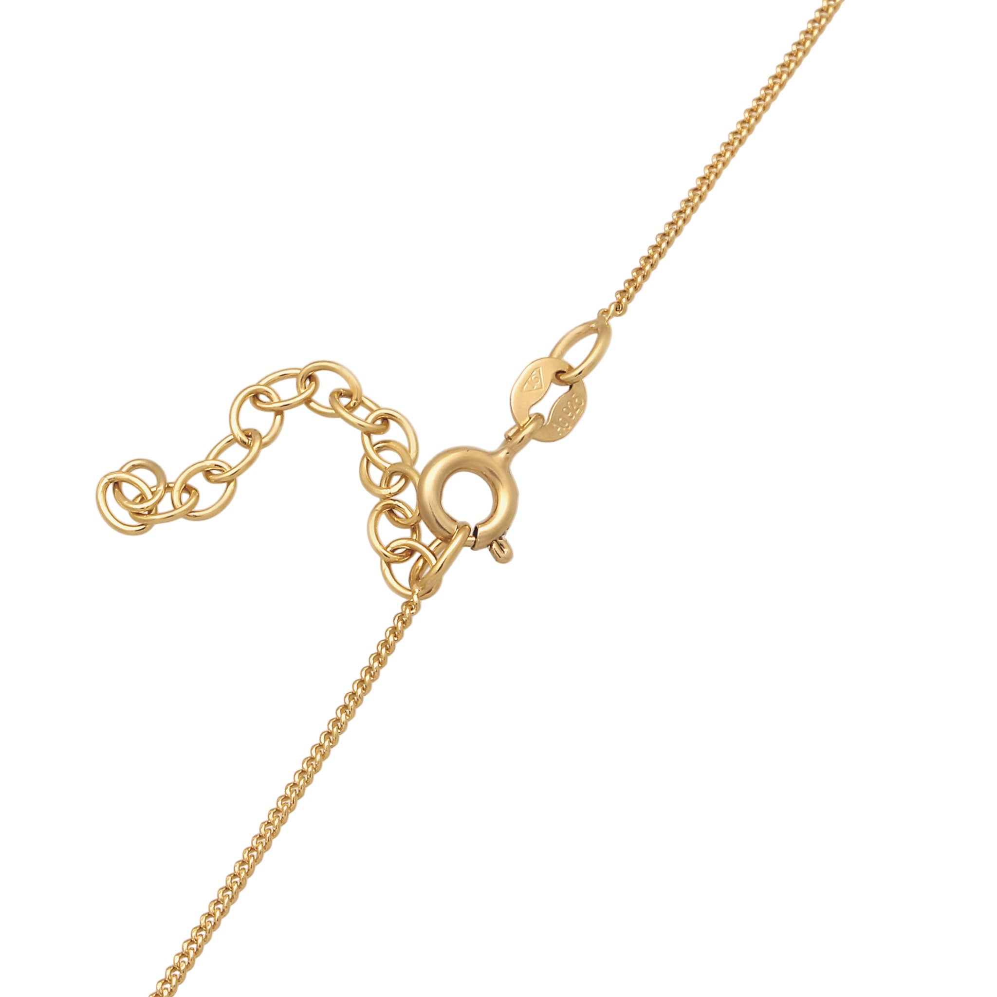 Gold Perhiasan Wanita Perak Asli Lapis Emas Kalung Choker Ribbon Zirconia