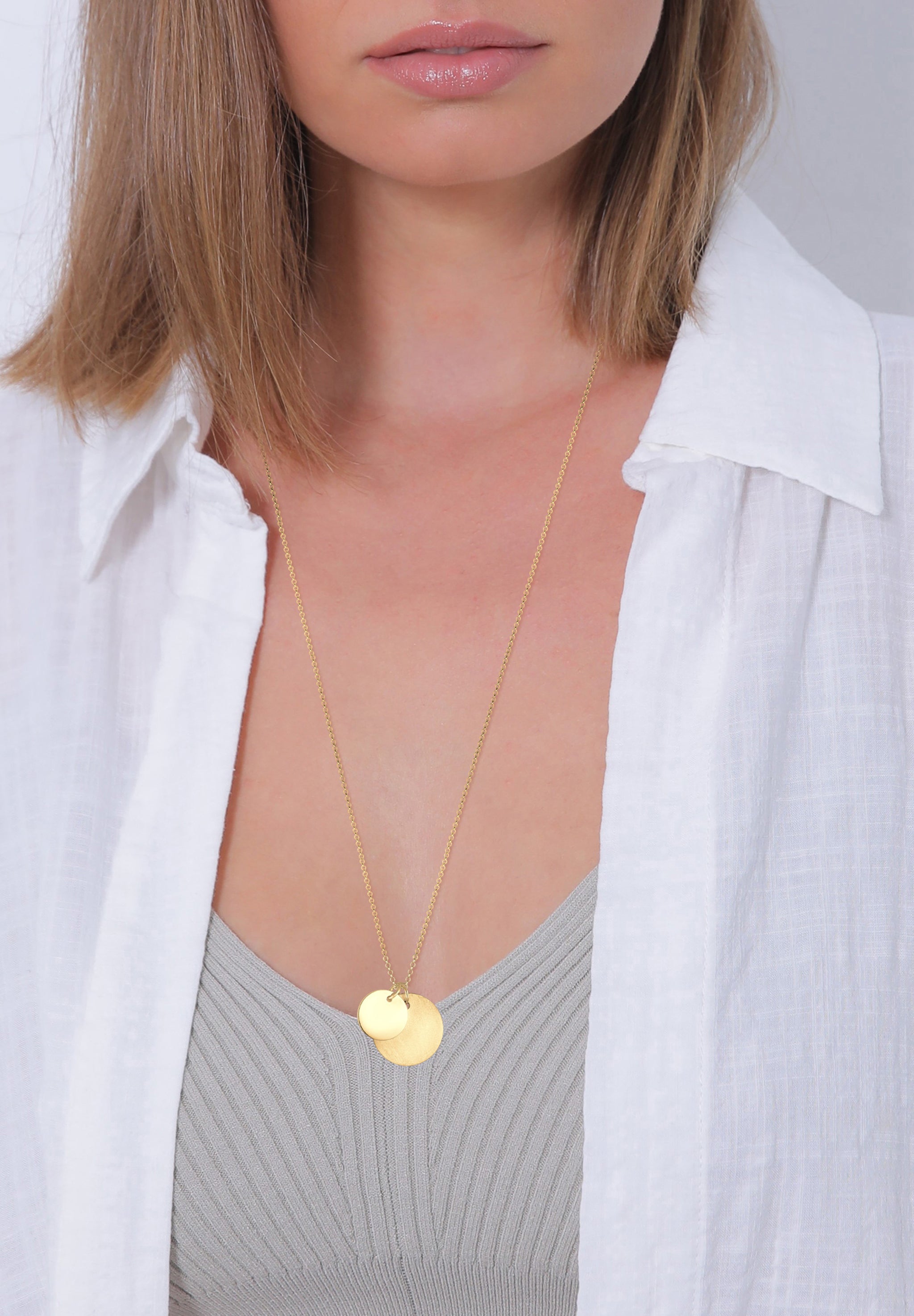 Gold Double Plate engravable 925 Sterling Silver Gold Plated