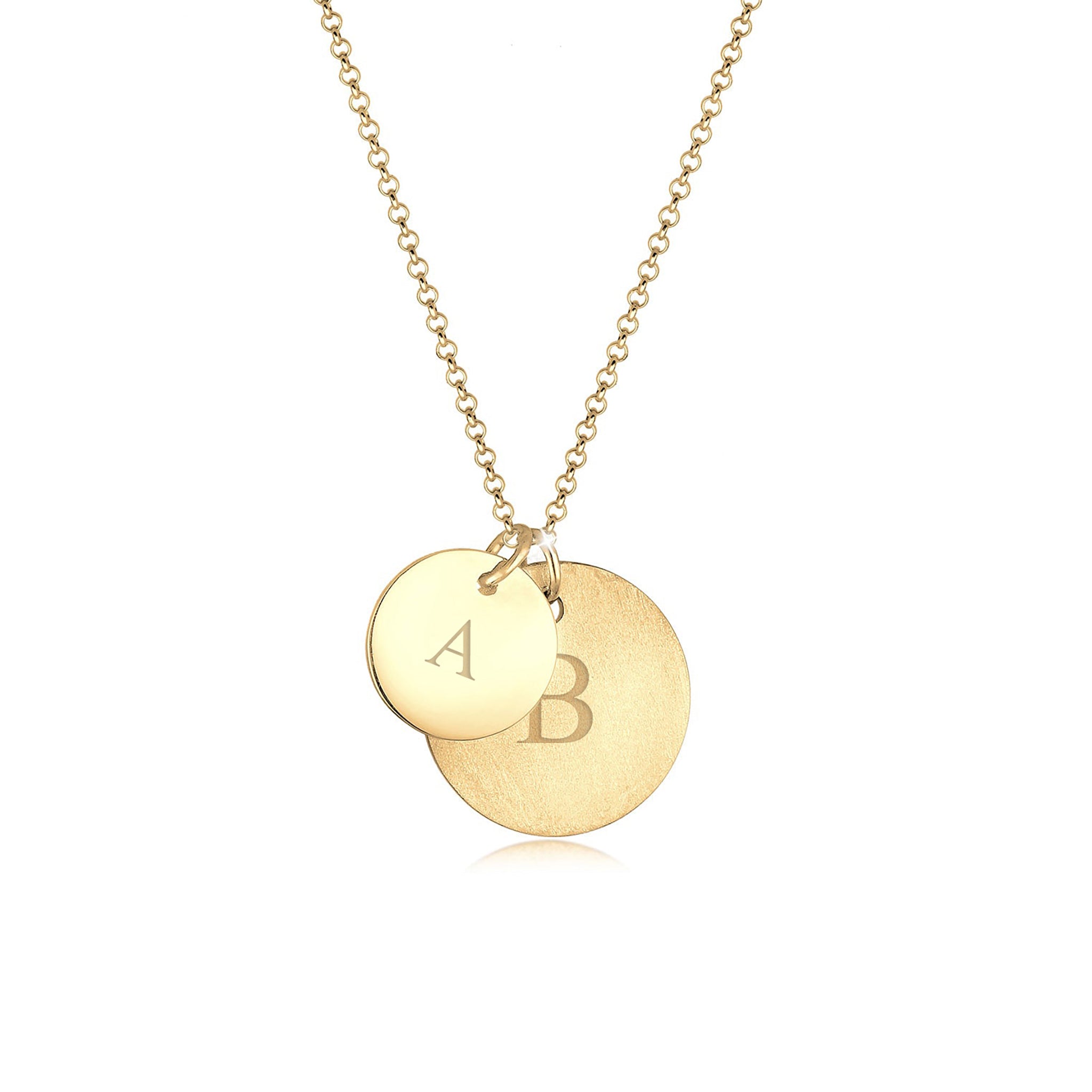 Gold Double Plate engravable 925 Sterling Silver Gold Plated