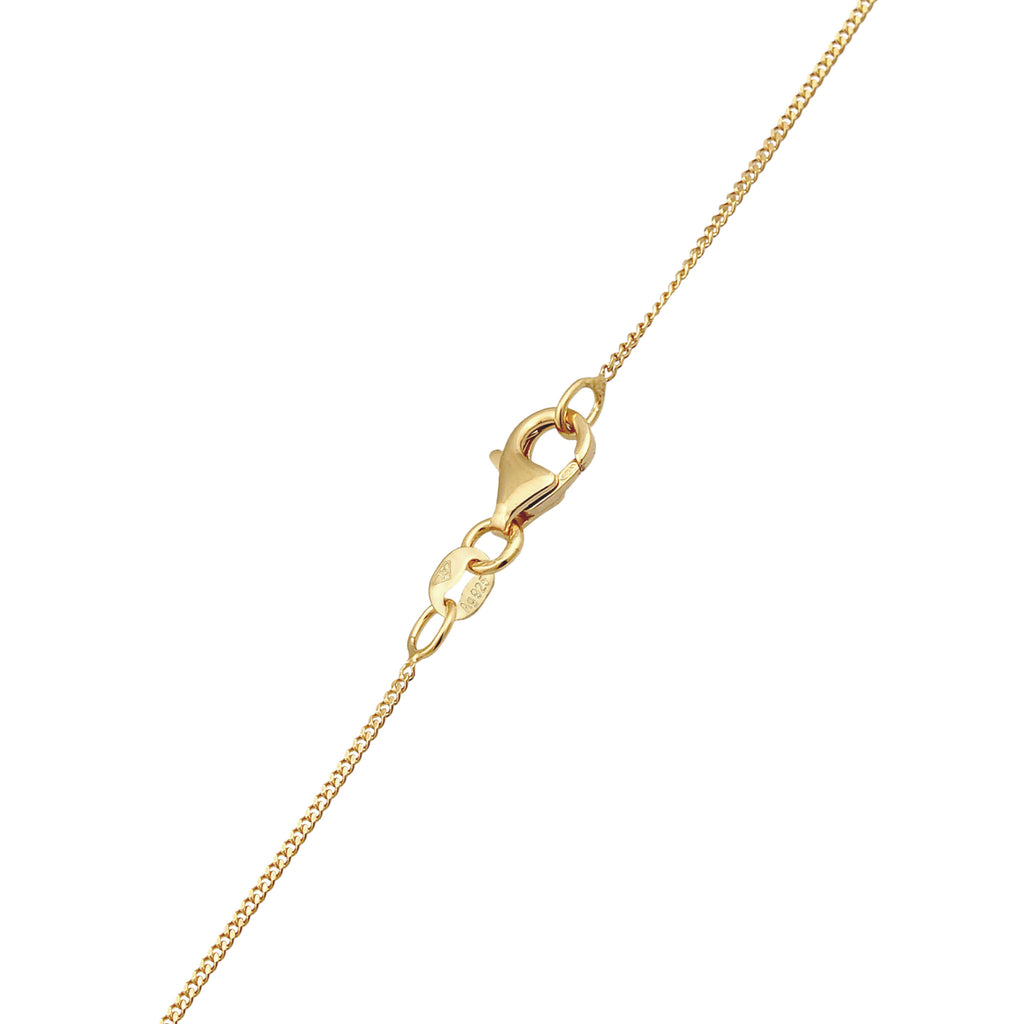 Gold Perhiasan Wanita Perak Asli Lapis Emas Kalung Cloverleaf Hearts Pendant
